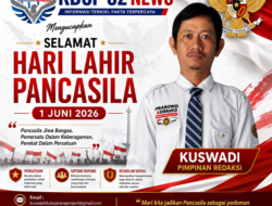 Pimpinan Redaksi Media KDSP 82 NEWS Mengucapkan Selamat Hari Lahir Pancasila