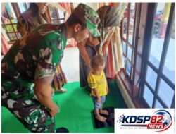 Cegah Stunting,Babinsa Tawangrejo Bersama Nakes Cek Kesehatan Balita Di Dusun Bendowolo
