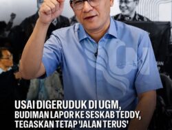 Usai Digeruduk Di UGM, Budiman Lapor Ke Seskab Teddy,Tegaskan Tetap Jalan Terus Sosialisasikan Program Presiden Prabowo