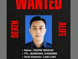 DPO Polda Jabar: Wanted,Taupik Hidayat Buronan Yang Kini Terus Di Cari