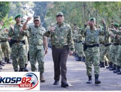Menhan RI Tinjau Marshaling Area Yonif TP 938/Pancasona.Tekankan Pengabdian Prajurit Dan Manfaat Kehadiran Satuan Bagi Masyarakat