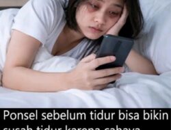 Ponsel: Ponsel Sebelum Tidur Bisa Bikin Susah Tidur Karena Cahaya Layarnya Mengganggu Hormon Tidur (Melatonin)