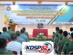 Pusrehabkeshan Kemhan Tutup Program Rehabilitasi Terpadu Return to Duty,Perkuat Pengembangan Ketrampilan Personil Penyandang Disabilitas