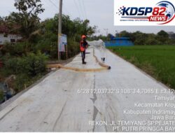 Rekonstruksi Jalan Desa Temiyung Disambut Antusias,Warga Apresiasi Kualitas Pembangunan
