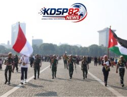 Parade Marching Band Gabungan Unhan RI Dan Yordania Dalam Rangka Peringatan Hari Kemerdekaan Yordania Ke-80