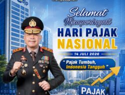 Peringatan Hari Pajak Nasional,Polda Banten Sampaikan Apresiasi Kepada Insan Perpajakan