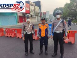 Satlantas Polres Karawang,Laksanakan Rekayasa Arulin,Demi Kelancaran Dan Ketertiban Kegiatan Car Free Day