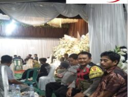 Anggota Polsek Banyusari Ciptakan Keamanan Di Acara Hajatan Di Desa Gembongan