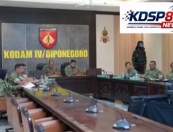 Pangdam IV/Diponegoro Bersama Jajaran TNI AD Bahas Percepatan Pembangunan KDKMP