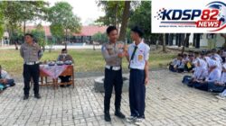 Binluh MPLS Panca Waluya Satlantas Polres Karawang Gelar Police Goes To School Di SMAN 1 Telukjambe Barat