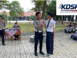 Binluh MPLS Panca Waluya Satlantas Polres Karawang Gelar Police Goes To School Di SMAN 1 Telukjambe Barat