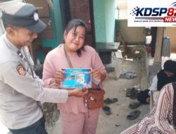 Polisi Di Pangkalan Laksanakan Sosialisasi Pengaduan Cepat Propam Polri Kepada Masyarakat Warga Kampung Krajan