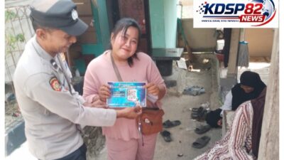Polisi Di Pangkalan Laksanakan Sosialisasi Pengaduan Cepat Propam Polri Kepada Masyarakat Warga Kampung Krajan