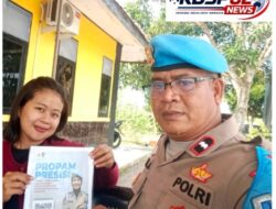 Polsek Banyusari Melaksanakan Giat Sosialisasi QR Barcode Ke Masyarakat Pengaduan Ke Divisi Propam Polri Bidpropam Polda Jabar