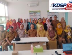 Bhabinkamtibmas Desa Anggadita Ikuti Giat Lokmin Puskesmas Anggadita Catur Wulan II Di Aula Puskesmas