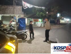 Aanggota Polisi Laksanakan Giat Sambang Dialogis,Kontrol Kamtibmas Malam Di Lingkungan Kalipandan
