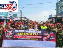 Aksi Damai Garda Wanayasa Bersatu Menolak Peredaran Narkoba