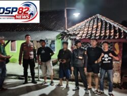 Personil Polsek Klari Sambangi Petugas Jaga Ronda Malam