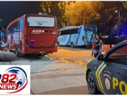 Personil Polsek Klari Lakukan Patroli Dinihari,Sasaran Terminal Bus Klari