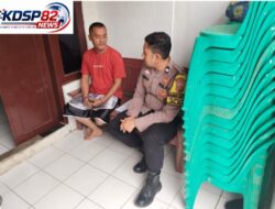 Aiptu Ikbal Karis Sampaikan Pesan Kamtibmas Kepada Warga Dusun Mangga Besar