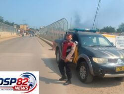 Polsek Pangkalan Laksanakan Patroli Wilayah,Jaga Kondusifitas Di Area Proyek Tol Japek 2