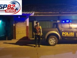Bhabinkamtibmas Polsek Telagasari Jaga Perbatasan,Antisipasi Gukamtibmas Malam