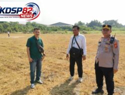 Kapolsek Klari Cek Kesiapan Landasan Helikopter