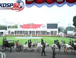 Jelang HUT Ke-81 Kemerdekaan RI,Tim Upacara Dan Paskibraka Laksanakan Gladi Bersama Di Istana Merdeka