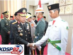 Kapolda Banten Hadiri Pengukuhan Paskibraka dan Pasukan 45 Provinsi Banten 2026