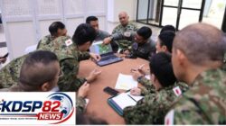 Koordinasi Persiapan Operasi Penanganan Karhutla di Kalimantan antar Kemhan,.TNI dan Delegasi Jepang