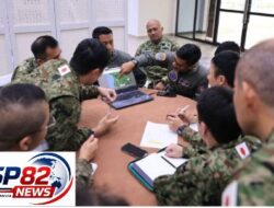 Koordinasi Persiapan Operasi Penanganan Karhutla di Kalimantan antar Kemhan,.TNI dan Delegasi Jepang