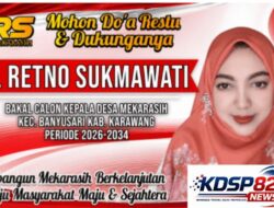 Simpatisan Berjalan Kaki, Hj.Retno Sukmawati Resmi Daftar Bakal Calon Kepala Desa Mekarasih 2026 – 2034